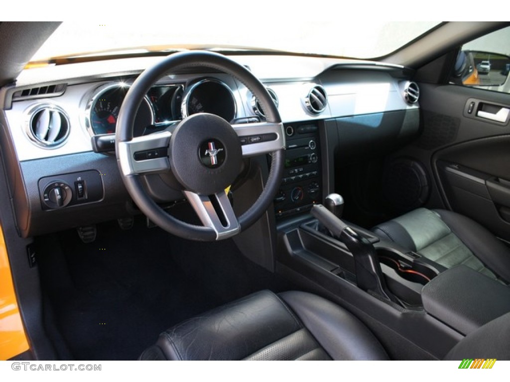 2009 Mustang GT Premium Coupe - Grabber Orange / Dark Charcoal photo #9