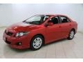 Barcelona Red Metallic 2009 Toyota Corolla S Exterior