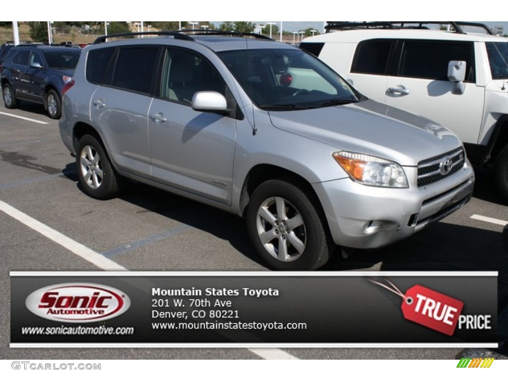 2007 RAV4 Limited 4WD - Classic Silver Metallic / Ash Gray photo #1