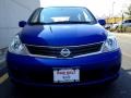 2010 Metallic Blue Nissan Versa 1.8 S Hatchback  photo #2