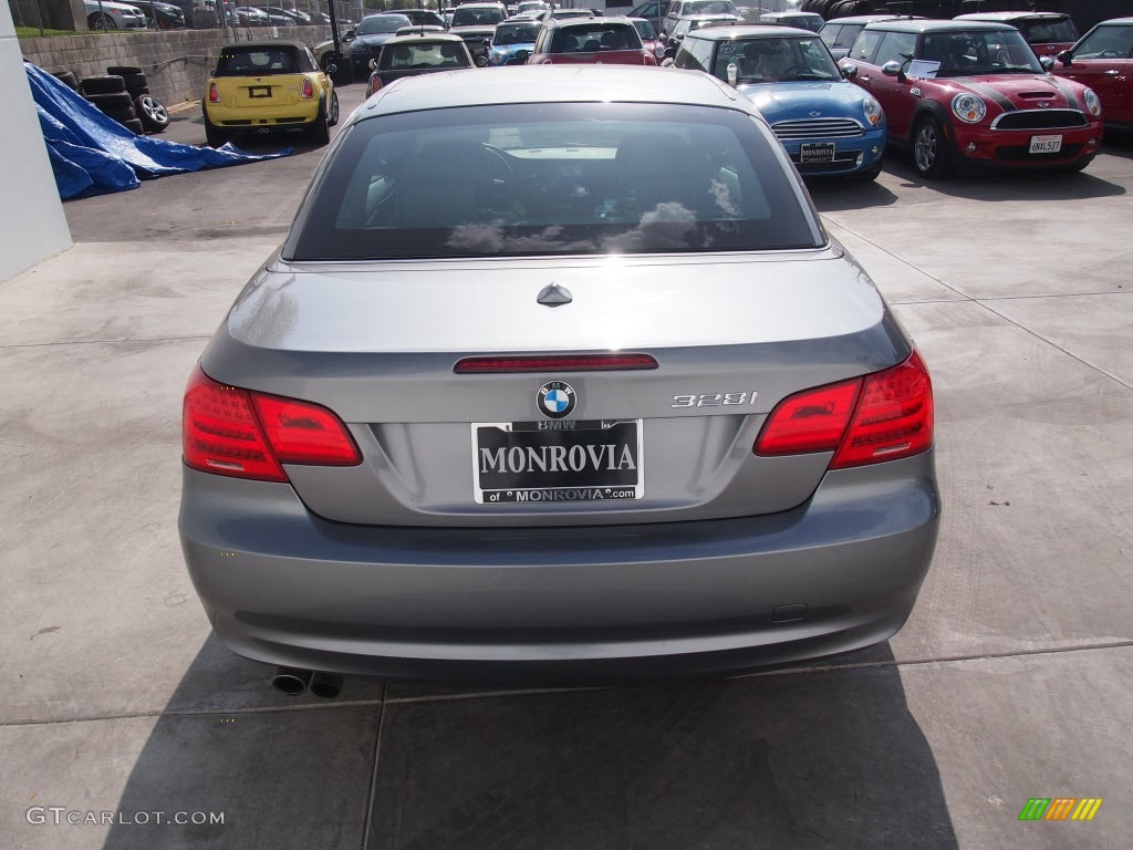 2011 3 Series 328i Convertible - Space Gray Metallic / Black photo #5