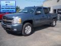 2011 Blue Granite Metallic Chevrolet Silverado 1500 LT Crew Cab 4x4  photo #1