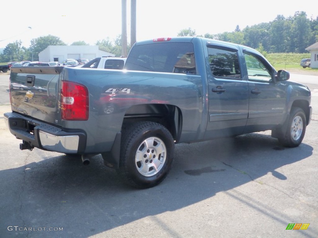 2011 Silverado 1500 LT Crew Cab 4x4 - Blue Granite Metallic / Ebony photo #5