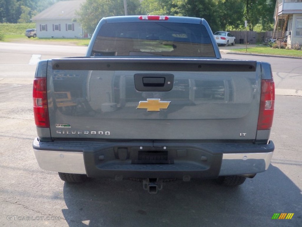 2011 Silverado 1500 LT Crew Cab 4x4 - Blue Granite Metallic / Ebony photo #6