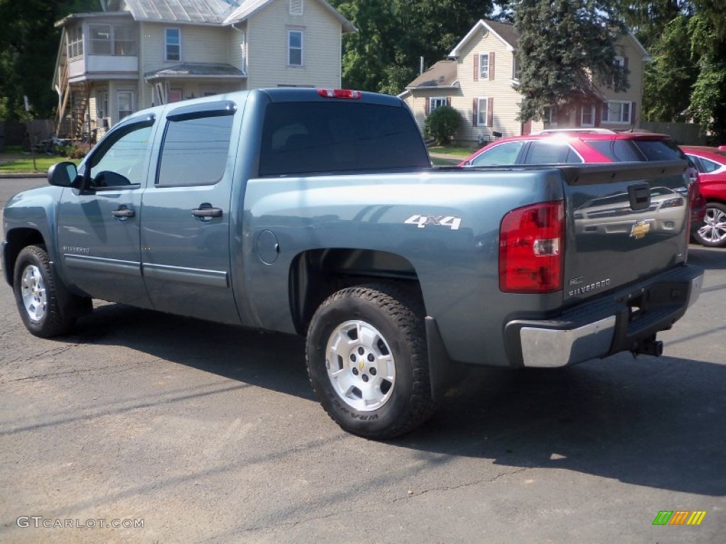 2011 Silverado 1500 LT Crew Cab 4x4 - Blue Granite Metallic / Ebony photo #7