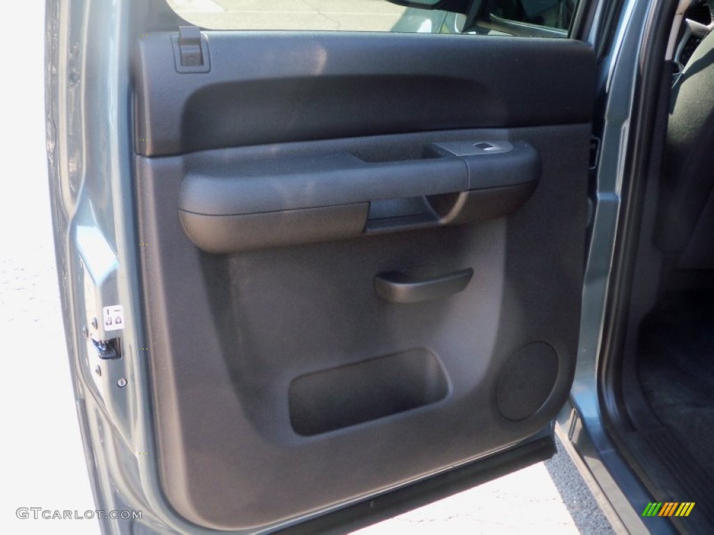 2011 Silverado 1500 LT Crew Cab 4x4 - Blue Granite Metallic / Ebony photo #14