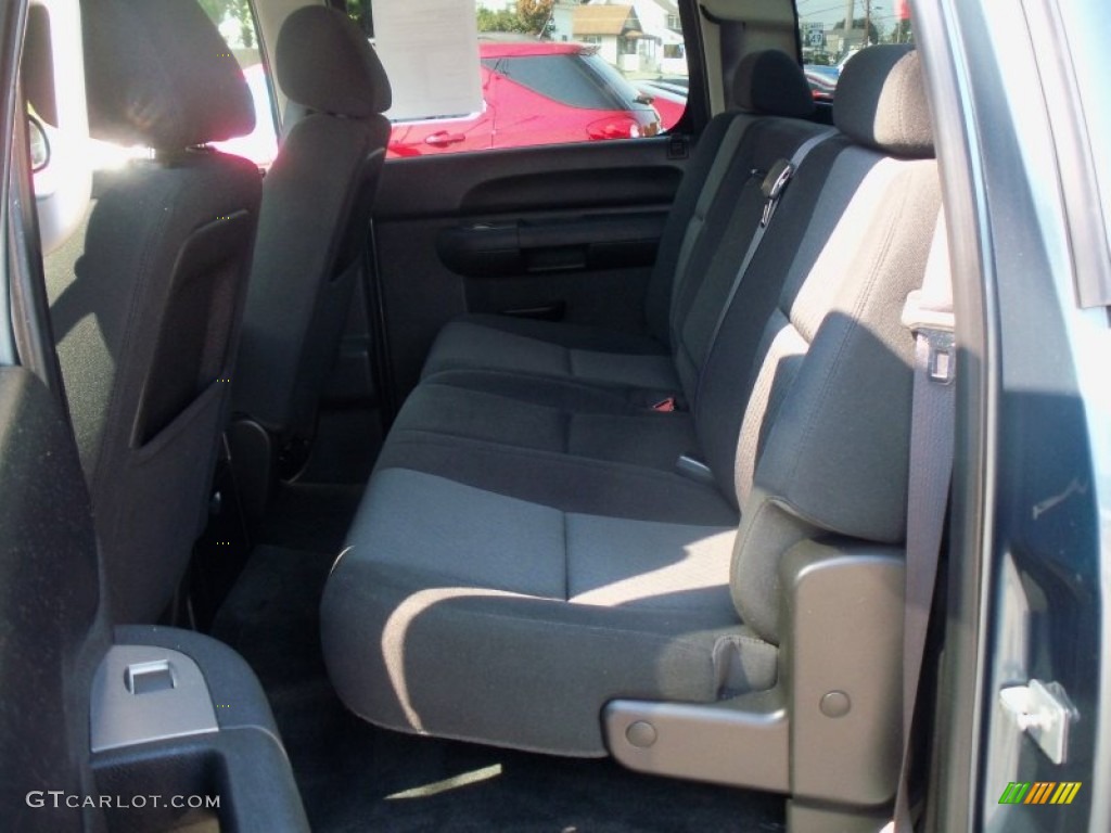 2011 Silverado 1500 LT Crew Cab 4x4 - Blue Granite Metallic / Ebony photo #15