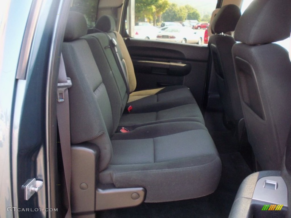 2011 Silverado 1500 LT Crew Cab 4x4 - Blue Granite Metallic / Ebony photo #17