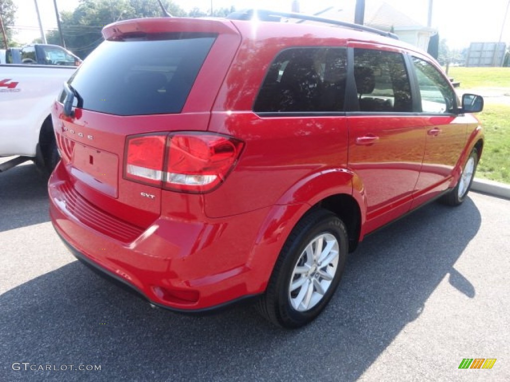 Bright Red Dodge Journey