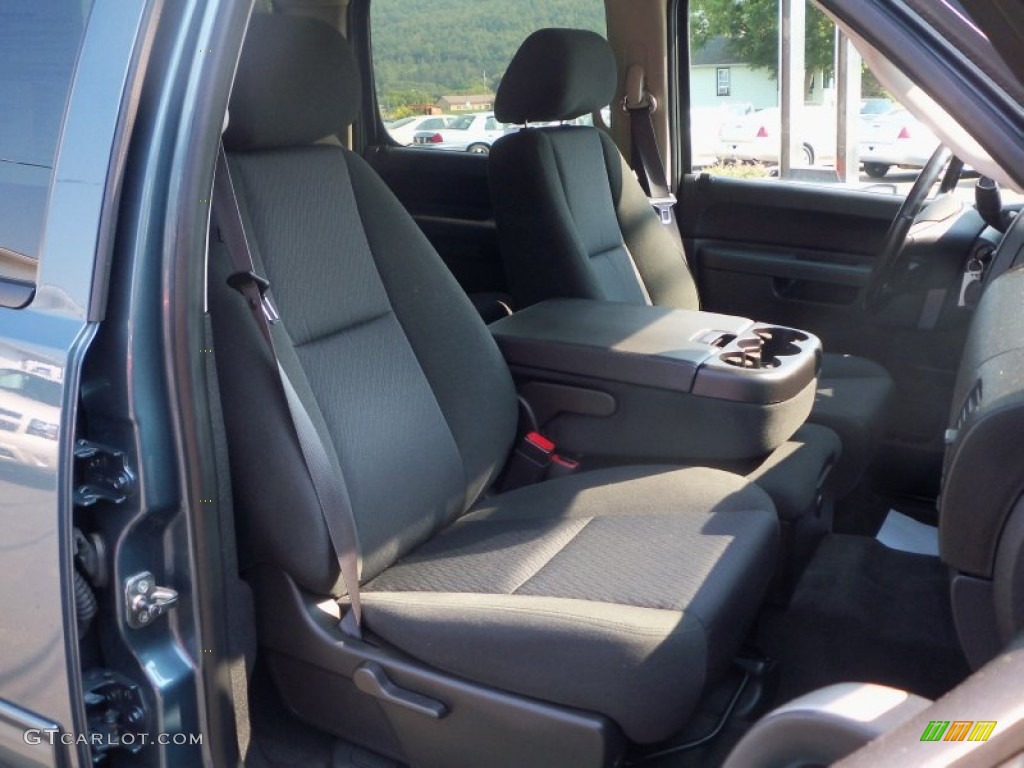 2011 Silverado 1500 LT Crew Cab 4x4 - Blue Granite Metallic / Ebony photo #21