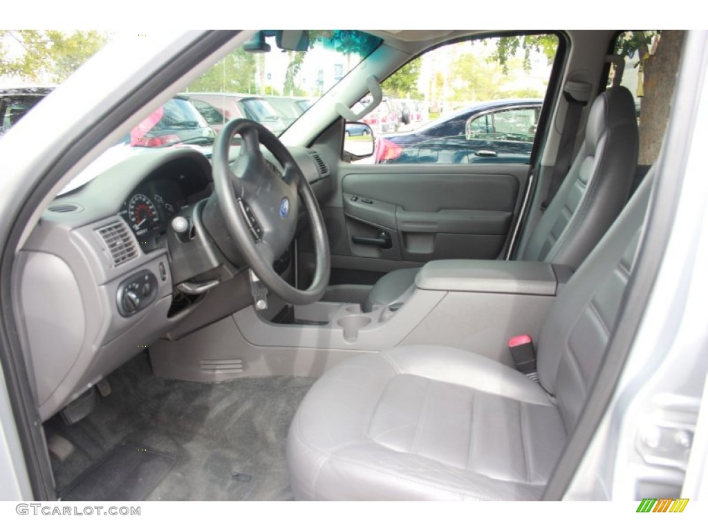 Graphite Interior 2002 Ford Explorer XLT Photo #84802337