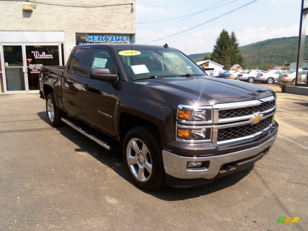 2014 Silverado 1500 LT Crew Cab 4x4 - Tungsten Metallic / Jet Black/Dark Ash photo #2