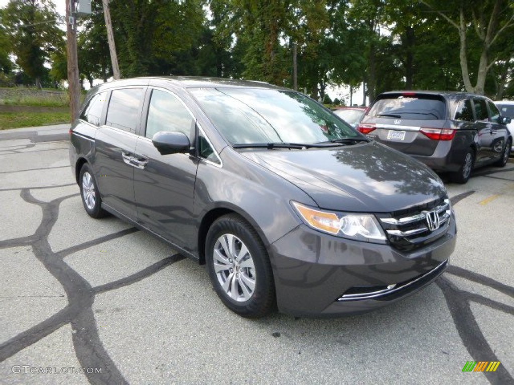 Smoky Topaz Metallic 2014 Honda Odyssey EX-L Exterior Photo #84803492