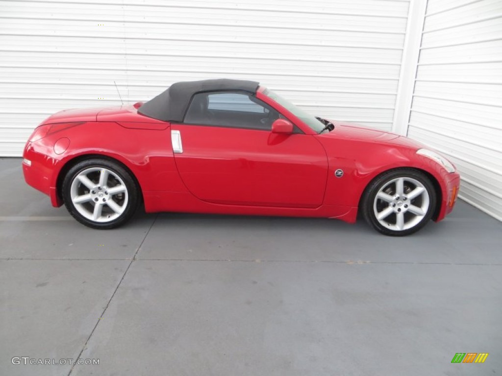2004 350Z Touring Roadster - Redline / Carbon Black photo #3