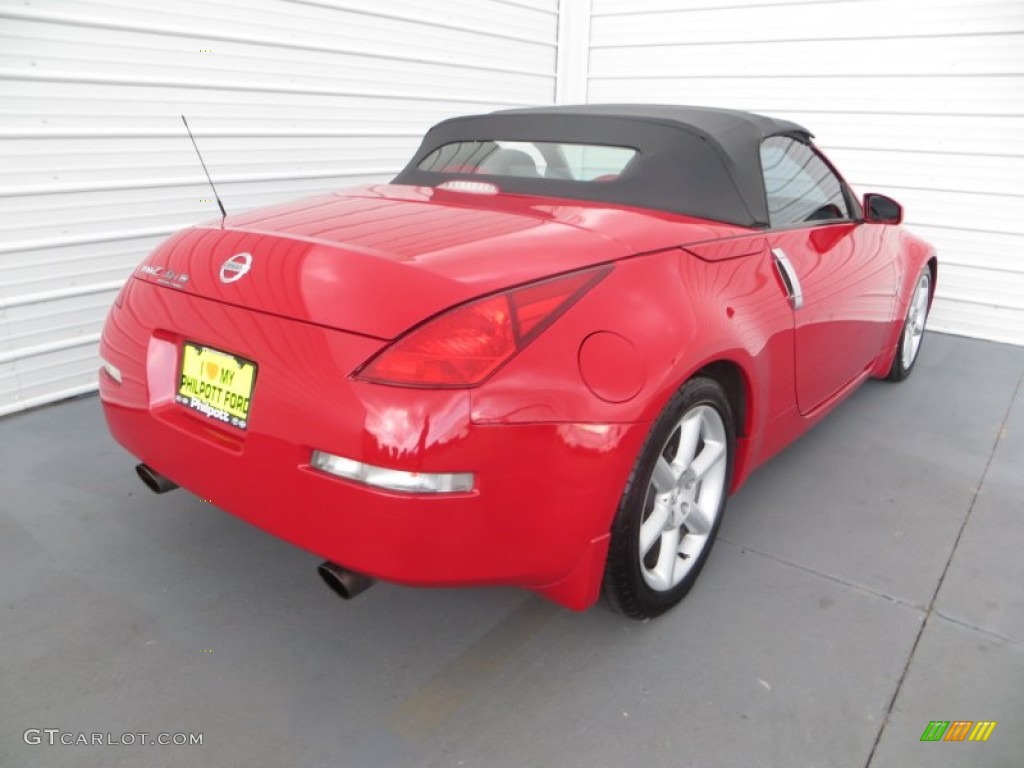 2004 350Z Touring Roadster - Redline / Carbon Black photo #4