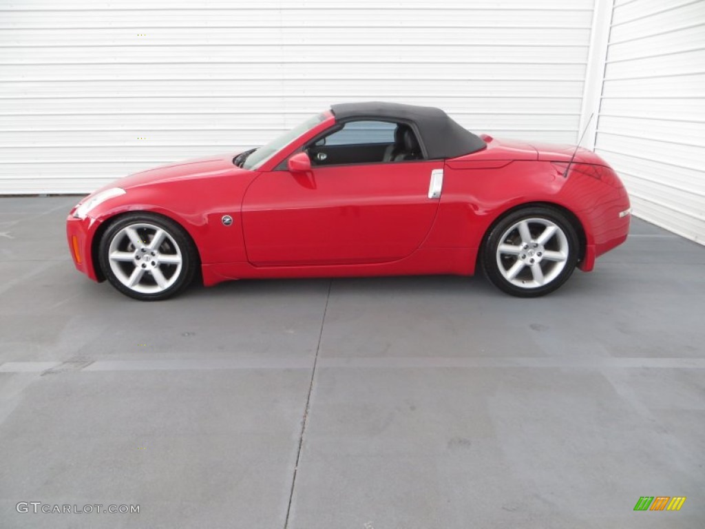 2004 350Z Touring Roadster - Redline / Carbon Black photo #6