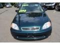 1997 Cypress Green Metallic Honda Civic LX Sedan  photo #2