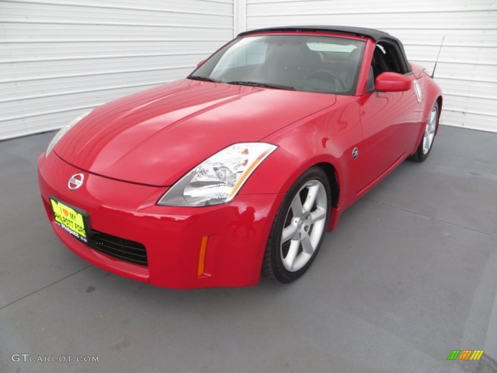 2004 350Z Touring Roadster - Redline / Carbon Black photo #7