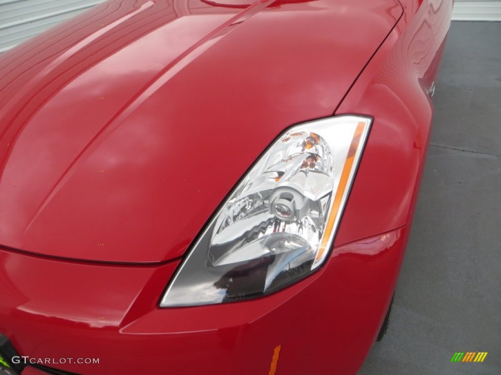 2004 350Z Touring Roadster - Redline / Carbon Black photo #9