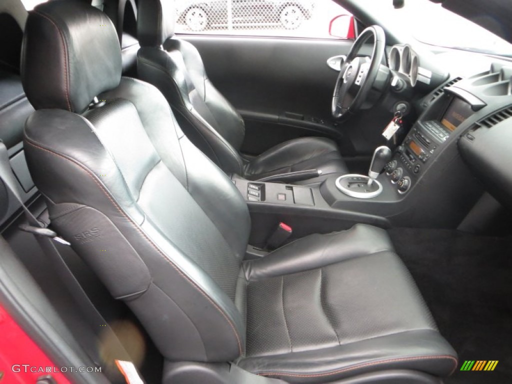 2004 350Z Touring Roadster - Redline / Carbon Black photo #18