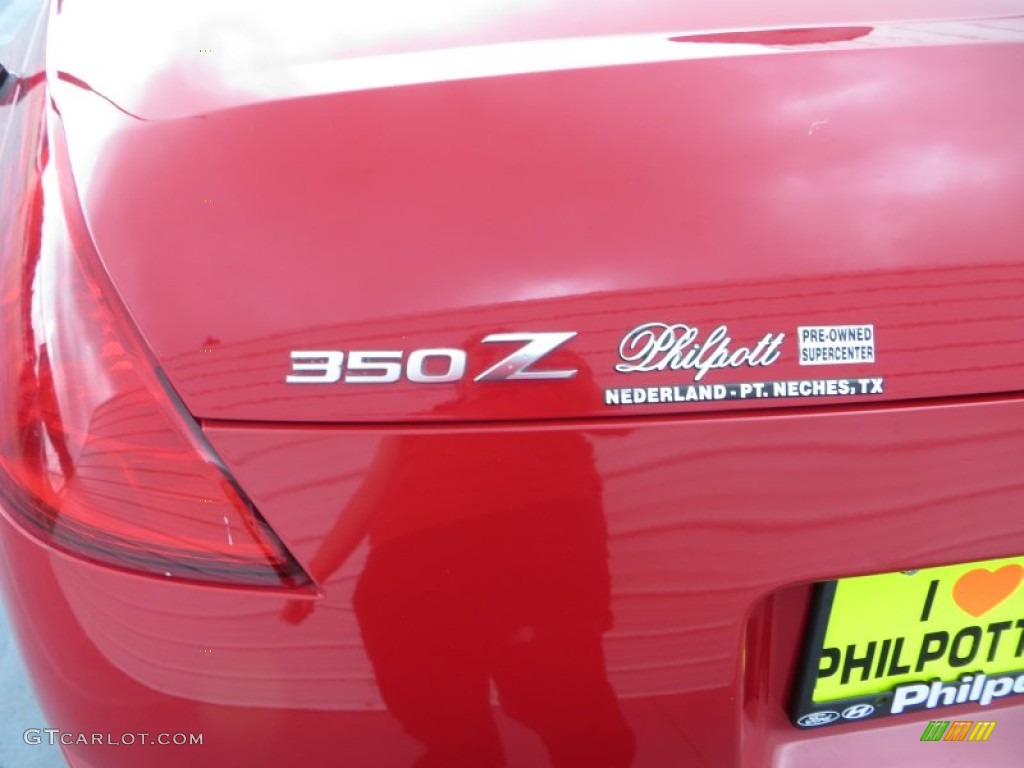2004 350Z Touring Roadster - Redline / Carbon Black photo #19