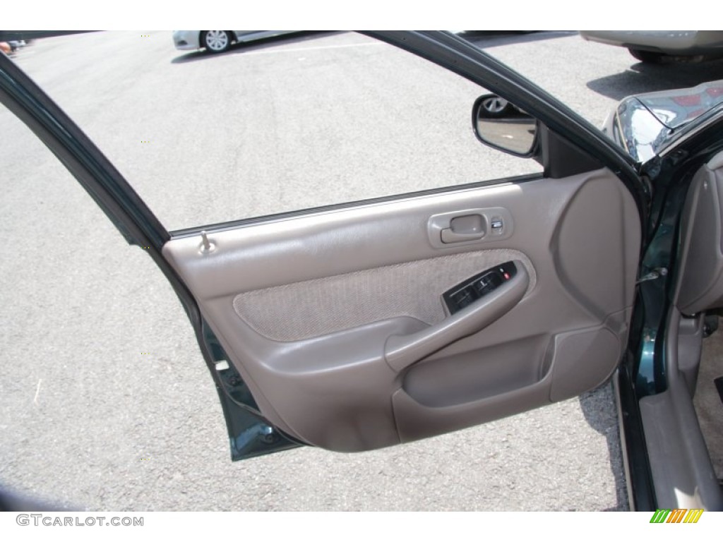 1997 Civic LX Sedan - Cypress Green Metallic / Beige photo #19