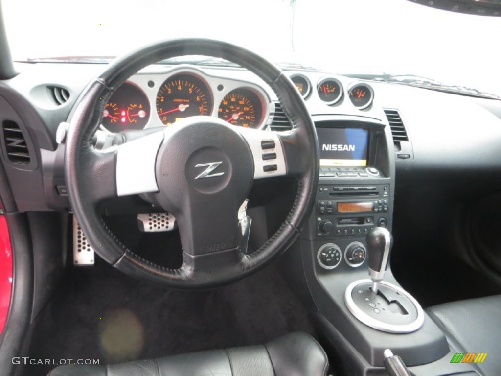 2004 350Z Touring Roadster - Redline / Carbon Black photo #25