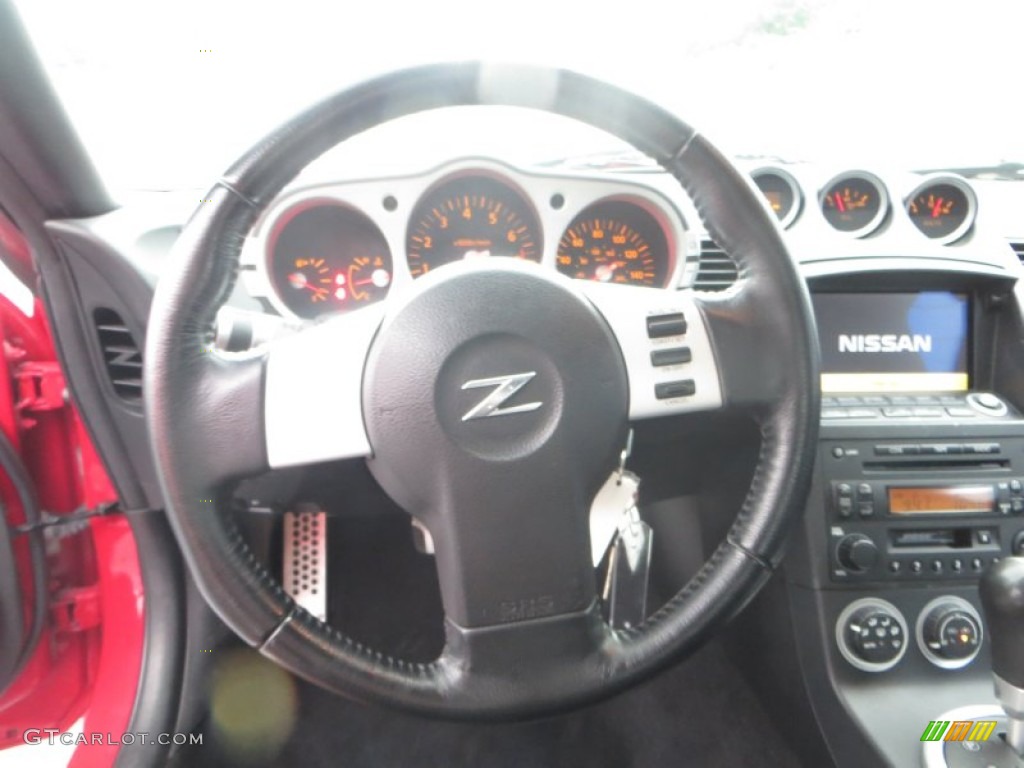 2004 350Z Touring Roadster - Redline / Carbon Black photo #27