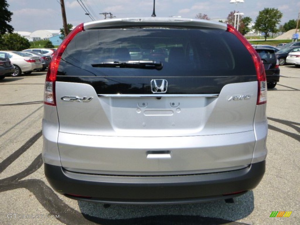 2013 CR-V EX AWD - Alabaster Silver Metallic / Gray photo #4