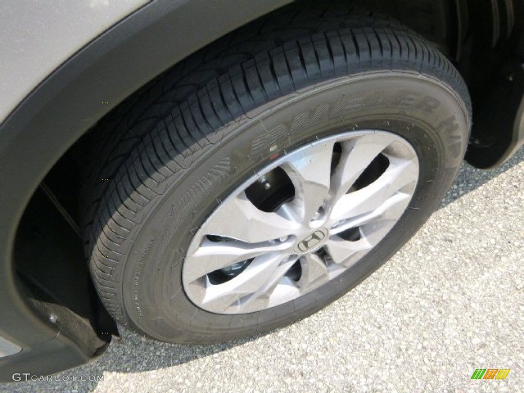 2013 CR-V EX AWD - Alabaster Silver Metallic / Gray photo #9