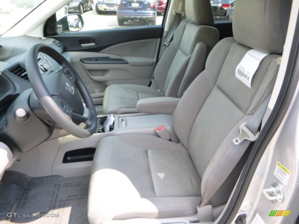 2013 CR-V EX AWD - Alabaster Silver Metallic / Gray photo #10