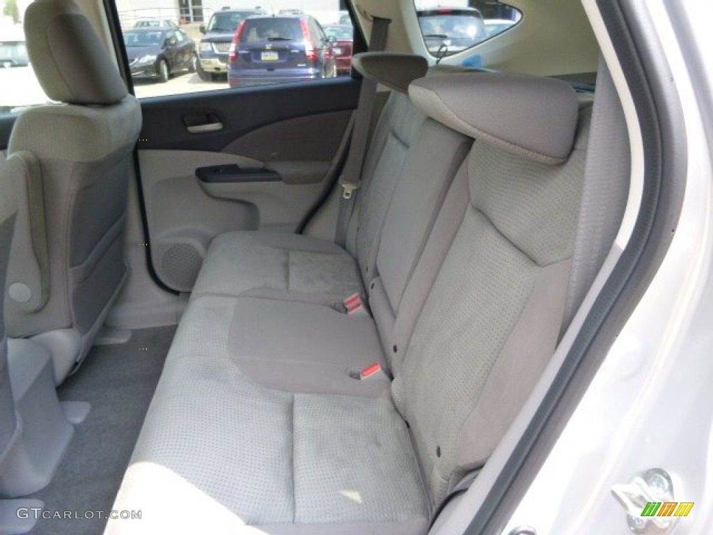 2013 CR-V EX AWD - Alabaster Silver Metallic / Gray photo #11