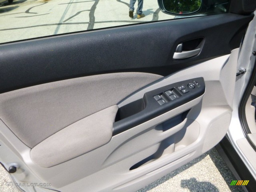 2013 CR-V EX AWD - Alabaster Silver Metallic / Gray photo #14