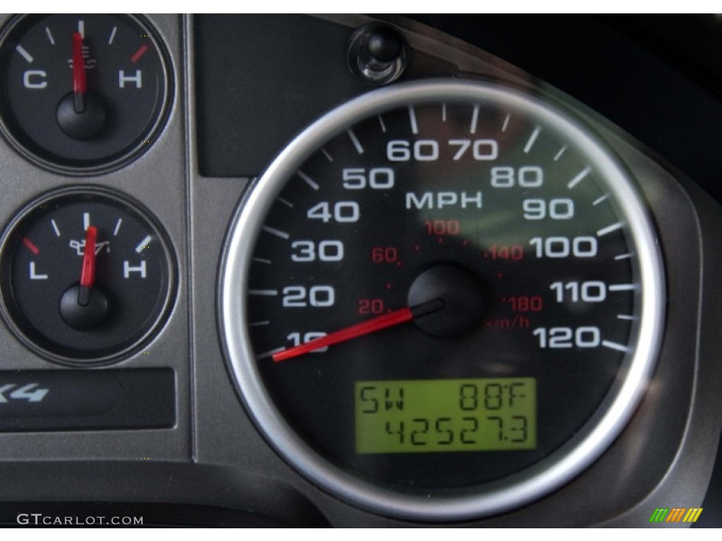2005 F150 FX4 SuperCab 4x4 - Bright Red / Medium Flint Grey photo #16