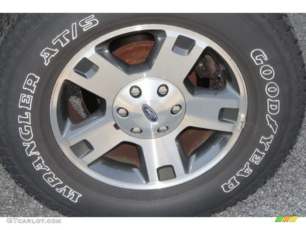 2005 F150 FX4 SuperCab 4x4 - Bright Red / Medium Flint Grey photo #21