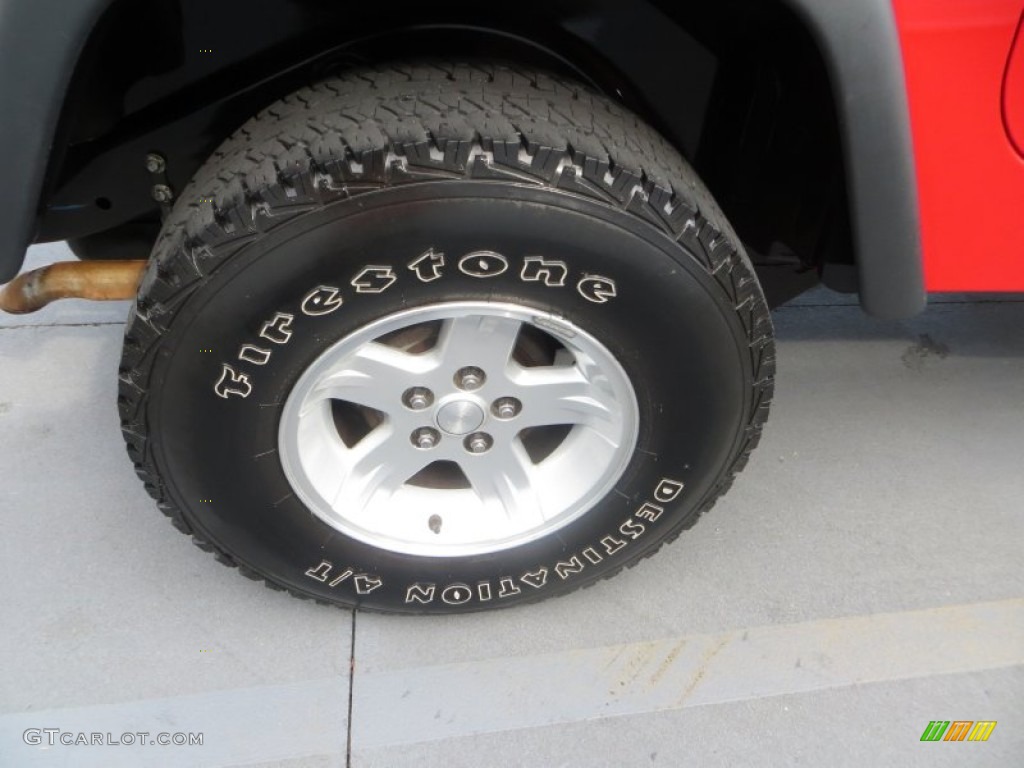 2006 Wrangler X 4x4 - Flame Red / Dark Slate Gray photo #13