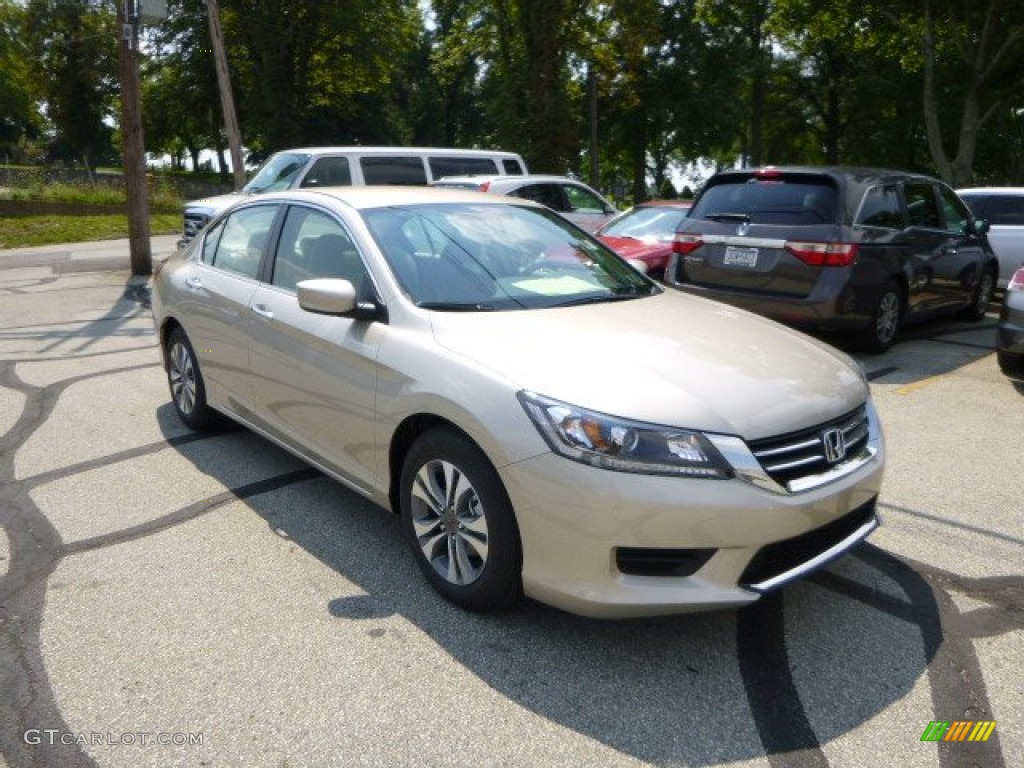 2013 Accord LX Sedan - Champagne Frost Pearl / Ivory photo #1