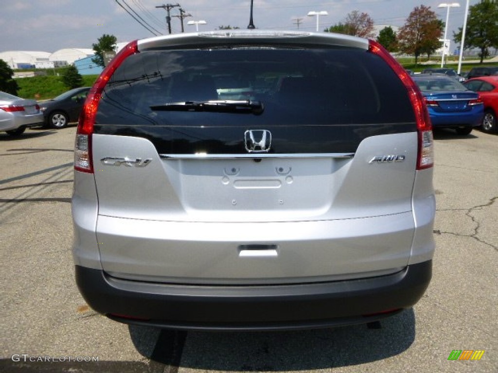 2013 CR-V EX AWD - Alabaster Silver Metallic / Gray photo #4