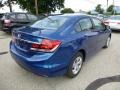 2013 Dyno Blue Pearl Honda Civic LX Sedan  photo #3