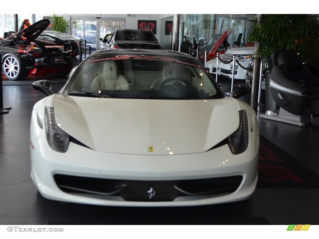 Bianco Avus (White) 2012 Ferrari 458 Italia Exterior Photo #84807878