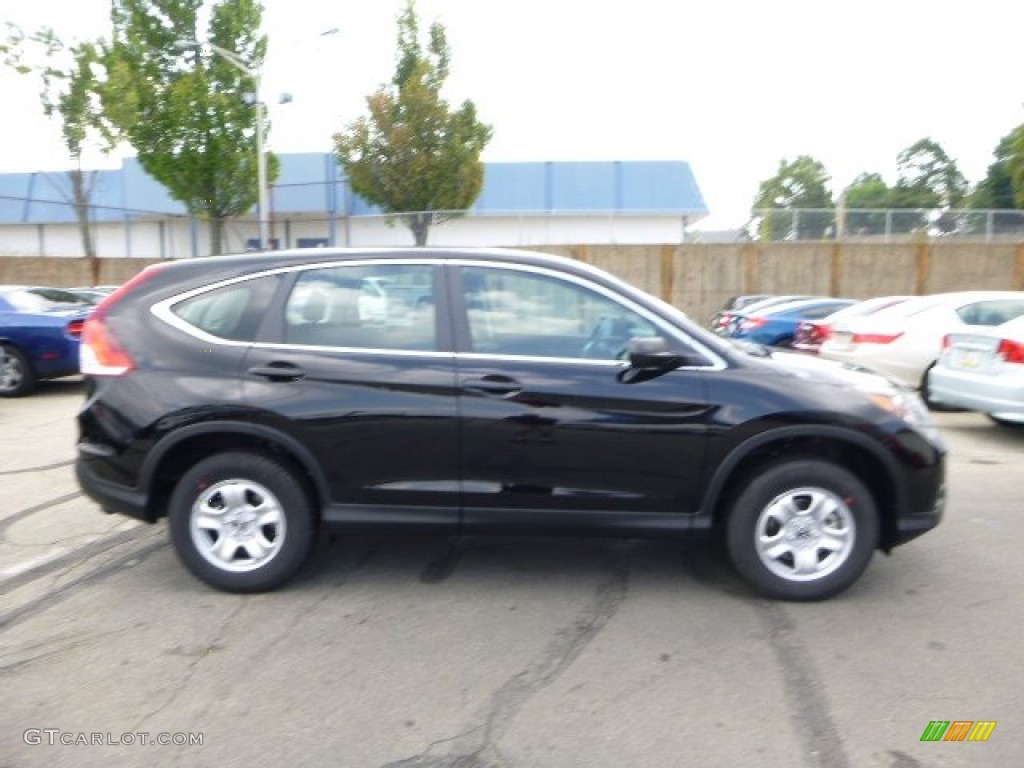 2013 CR-V LX AWD - Crystal Black Pearl / Black photo #2