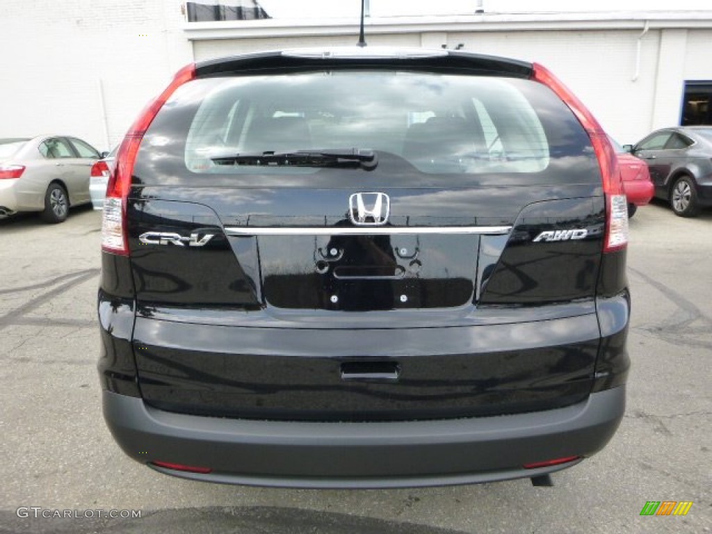 2013 CR-V LX AWD - Crystal Black Pearl / Black photo #4