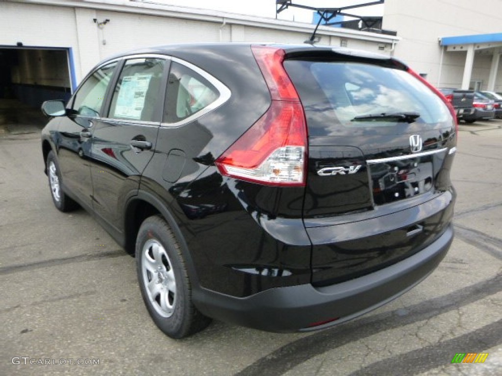2013 CR-V LX AWD - Crystal Black Pearl / Black photo #5