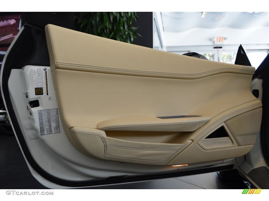 2012 Ferrari 458 Italia Beige Door Panel Photo #84807968