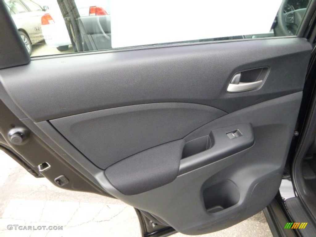 2013 CR-V LX AWD - Crystal Black Pearl / Black photo #13
