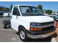 2011 Summit White Chevrolet Express Cutaway 3500 Van Chassis  photo #1