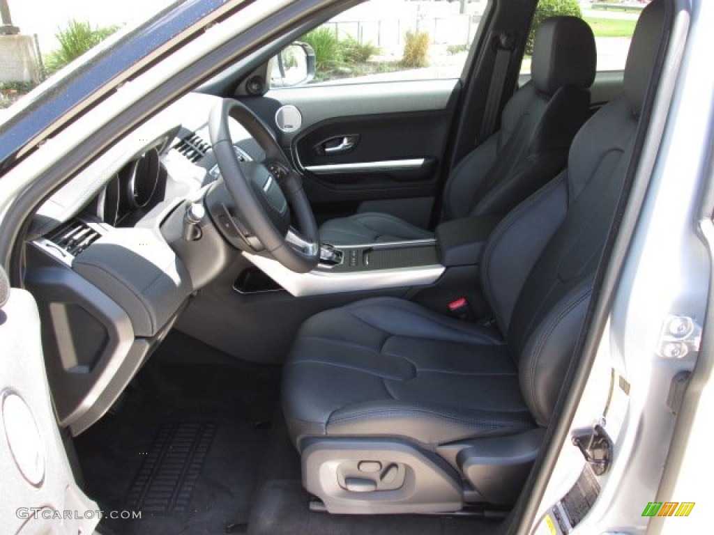 Ebony Interior 2013 Land Rover Range Rover Evoque Pure Photo #84810741