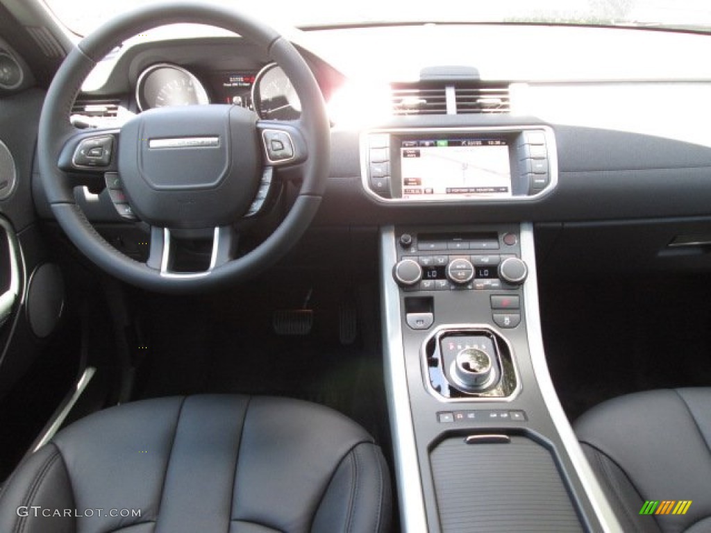 2013 Land Rover Range Rover Evoque Pure Ebony Dashboard Photo #84810762