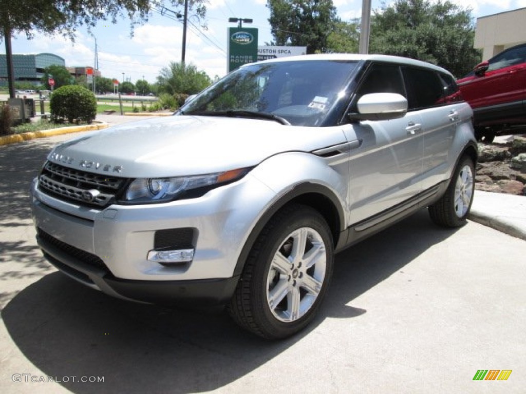 Indus Silver Metallic 2013 Land Rover Range Rover Evoque Pure Exterior Photo #84810808