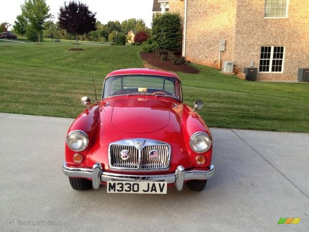 Chariot Red 1962 MG MGA MK II Coupe Exterior Photo #84811875
